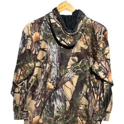 OutOf10 Ridgeline of New Zealand hooded hunting jacket in Buffalo Camo pattern with adjustable hem and cuffs