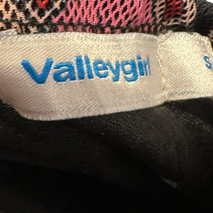 OutOf10 Valleygirl floral print mini dress clothing label showing brand name and size tag