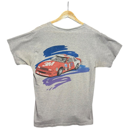 OutOf10 vintage heather grey cotton-blend t-shirt featuring a bold 3M racing car graphic on the back