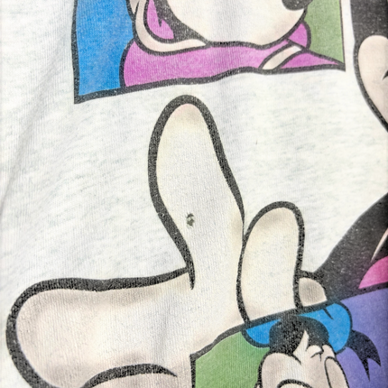 OutOf10 vintage heather grey Disney t-shirt featuring a Mickey Mouse graphic with a small pinhole detail