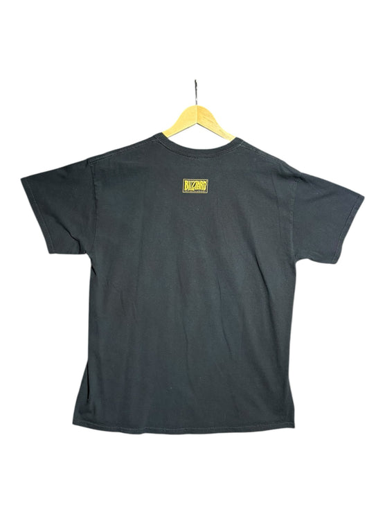 OutOf10 black World of Warcraft Mists of Pandaria t-shirt featuring a Blizzard Entertainment logo on the back