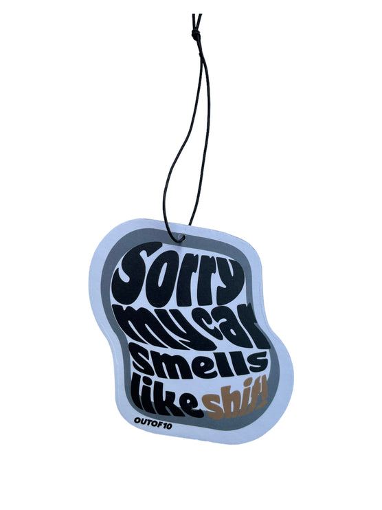 Outof10 Sorry my car smells like sh*t air freshener - New car smell
